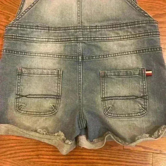 Tommy Hilfiger Shortalls Overall Shorts Size 8-10 Girls Size Medium Exc Con - Picture 11 of 11